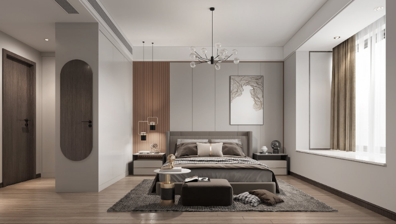 现代设计理念和设计构思 现代简约风格卧室用什么地板